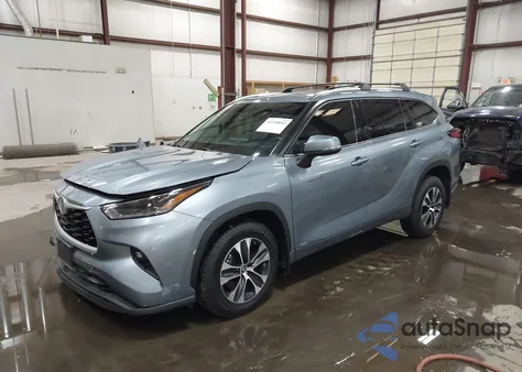 2021 Toyota Highlander Hybrid Xle from USA, damaged, VIN 5TDHBRCH1MS023857